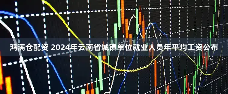 鸿满仓配资 2024年云南省城镇单位就业人员年平均工资公布